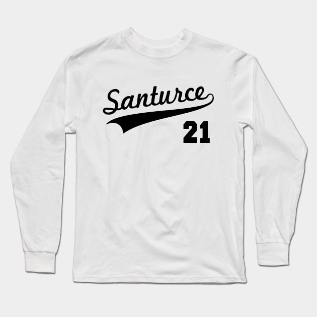 Santurce 21 Puerto Rican Baseball Puerto Rico Cangrejeros Long Sleeve T-Shirt by PuertoRicoShirts